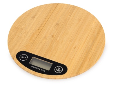 Бамбуковые кухонные весы Scale, натуральный Бамбуковые кухонные весы Scale, натуральный
