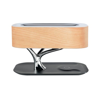 Интерьерная лампа с колонкой и беспроводной зарядкой Budera Интерьерная лампа с колонкой и беспроводной зарядкой Budera