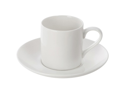 Кофейная пара прямой формы Espresso, 100мл, белый Кофейная пара прямой формы Espresso, 100мл, белый