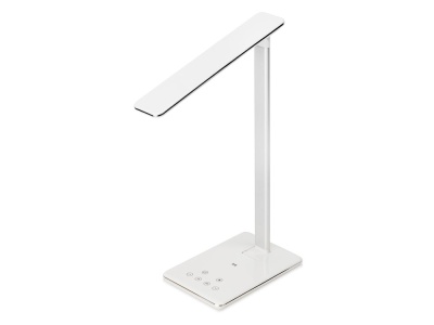 Настольная лампа с функцией беспроводной зарядки Starline, белый Настольная лампа с функцией беспроводной зарядки Starline, белый