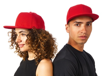 Бейсболка с прямым козырьком Los Angeles, красный