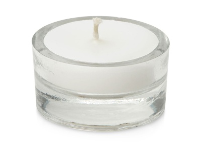 Свеча парафиновая в стекле Geni, прозрачная Свеча парафиновая в стекле Geni, прозрачная