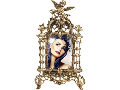 Фоторамка Ангел-хранитель, золотистый Фоторамка Ангел-хранитель, золотистый
