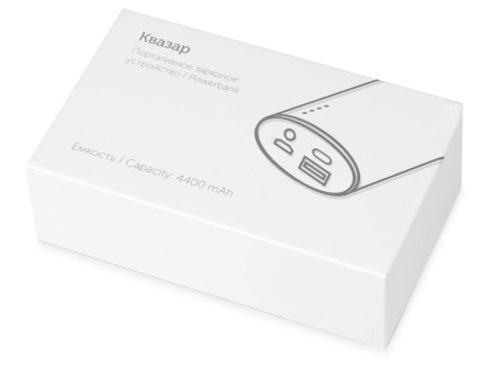 Внешний аккумулятор Квазар, 4400 mAh