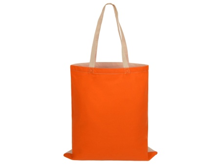 Сумка для шопинга Twin двухцветная из хлопка, 180 г/м2