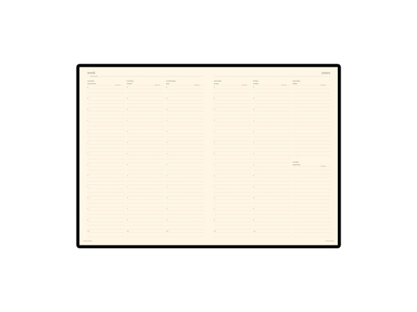 Еженедельник недатированный А4 Profy