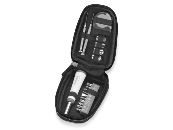 Набор инструментов в чехле на молнии, 18 предметов, черный Набор инструментов в чехле на молнии, 18 предметов, черный