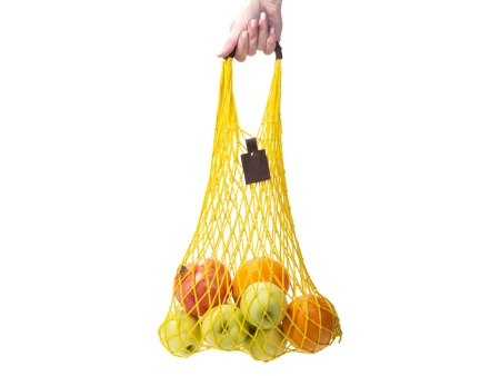 Авоська Dream из натурального хлопка с кожаными ручками, 15 л