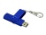 USB 2.0- флешка на 16 Гб с поворотным механизмом и дополнительным разъемом Micro USB