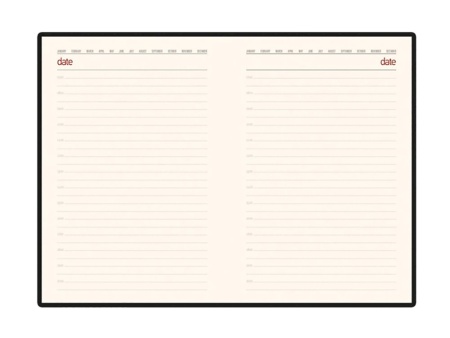 Ежедневник недатированный А5 Senate с магнитным клапаном