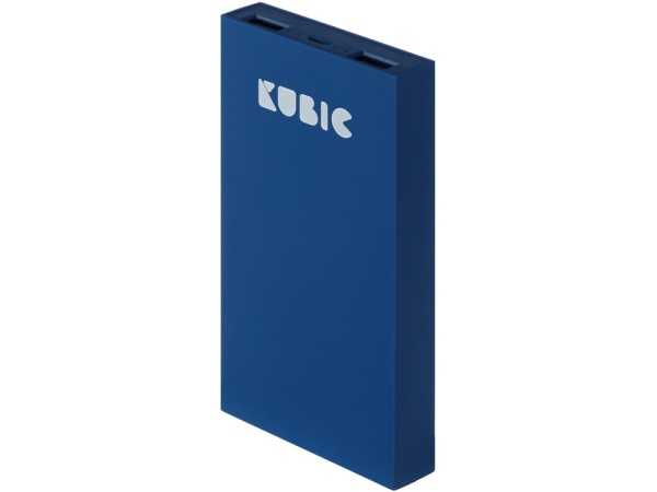 Внешний аккумулятор Kubic PB10X Blue, 10 000 мАч, Soft-touch, синий Внешний аккумулятор Kubic PB10X Blue, 10 000 мАч, Soft-touch, синий