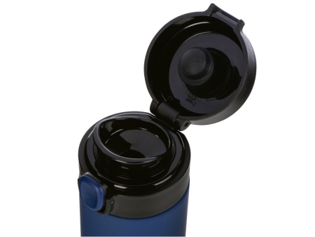 Вакуумная термокружка c кнопкой Guard, soft-touch, 400 мл Вакуумная термокружка c кнопкой Guard, soft-touch, 400 мл