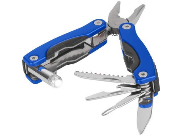 Мультитул Amass со светодиодным фонариком - Синий Мультитул Amass со светодиодным фонариком - Синий