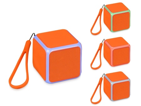 Портативная колонка Cube с подсветкой Портативная колонка Cube с подсветкой