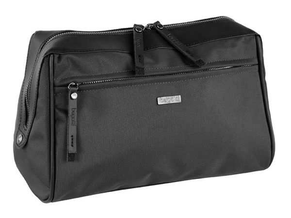Несессер дорожный BUGATTI Contratempo, чёрный, нейлон, 29х14х18 см Несессер дорожный BUGATTI Contratempo, чёрный, нейлон, 29х14х18 см