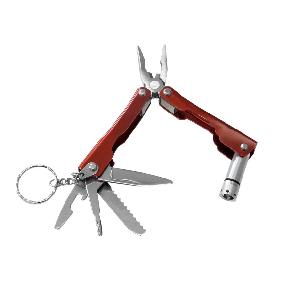 Мультитул с фонариком Шварцвальд, красный Мультитул с фонариком Шварцвальд, красный