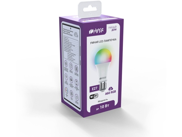 Умная LED лампочка IoT A60 RGB Умная LED лампочка IoT A60 RGB
