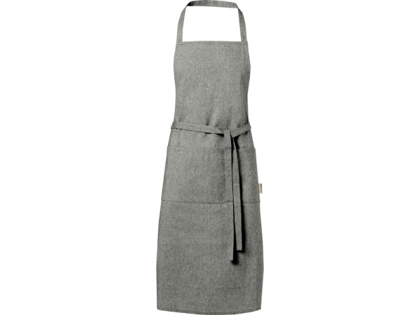 Pheebs 200 g/m2 recycled cotton apron, черный Pheebs 200 g/m2 recycled cotton apron, черный