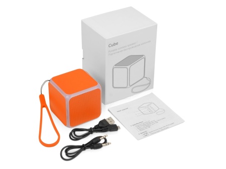 Портативная колонка Cube с подсветкой Портативная колонка Cube с подсветкой
