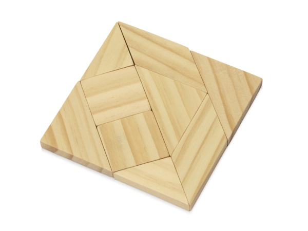 Деревянная головоломка Tangram Деревянная головоломка Tangram