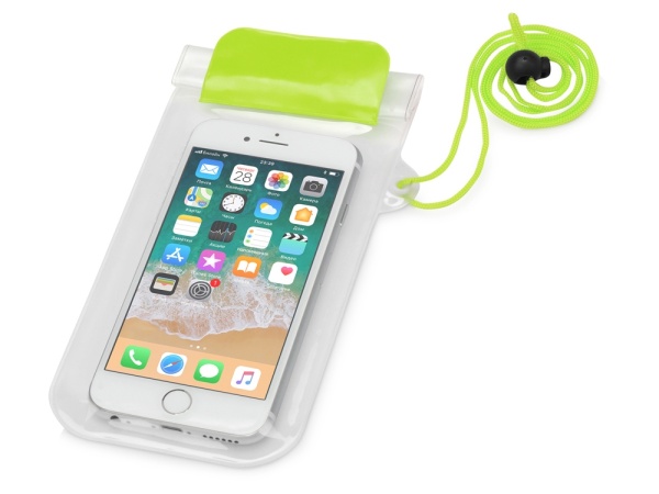 Влагостойкий чехол Mambo, зеленый/прозрачный Влагостойкий чехол Mambo, зеленый/прозрачный