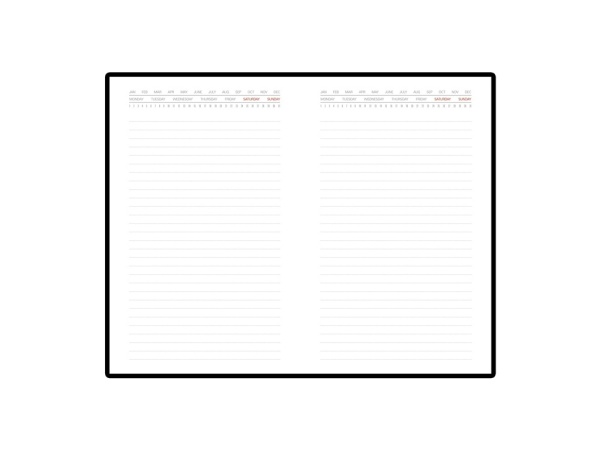 Ежедневник недатированный с индексами А5 Bergamo