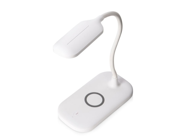 Настольный светильник с беспроводной зарядкой Nimble, 10 Вт Настольный светильник с беспроводной зарядкой Nimble, 10 Вт