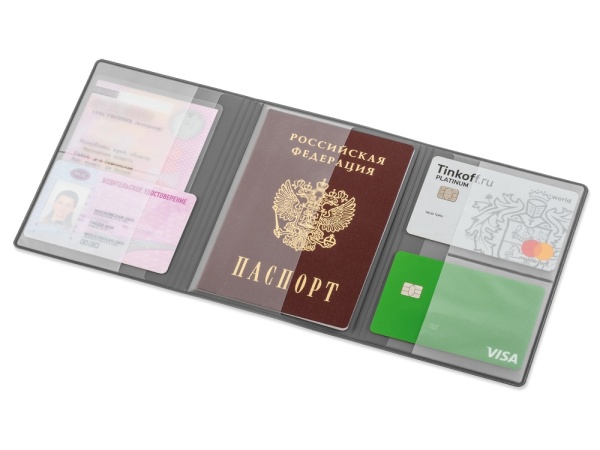 Обложка на магнитах для автодокументов и паспорта Favor Обложка на магнитах для автодокументов и паспорта Favor